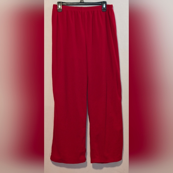 Women's Charter Club Intimates Set. Sz. Large. Like New. Red. - Picture 2 of 3